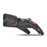 BELA - Gants Venom RS Racing en cuir pour femme, noir/rouge