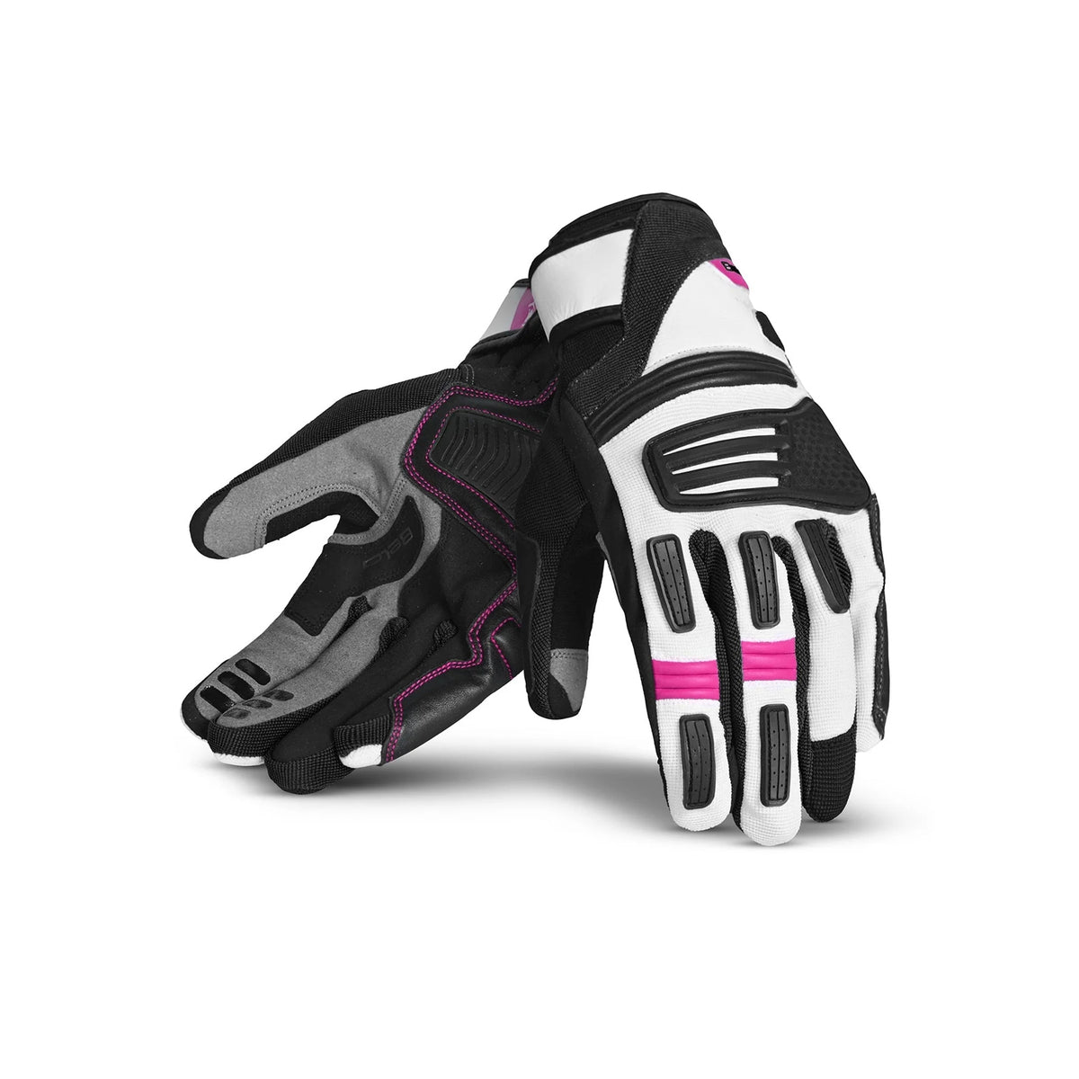 BELA - Gants textiles Arizon Lady Noir/Rose