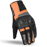 BELA - Hero Air Herren-Textilhandschuh, Schwarz/Orange