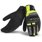 BELA - Luva Têxtil Hero Air Lady Preto/Cinza/Amarelo