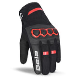 BELA - Guante Textil Tracker Winter WP Negro/Rojo