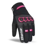 BELA - Guanto tessile Tracker Winter WP lady Nero/Rosa
