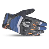 BELA - Guantes Textil Daring Man Azul/Naranja