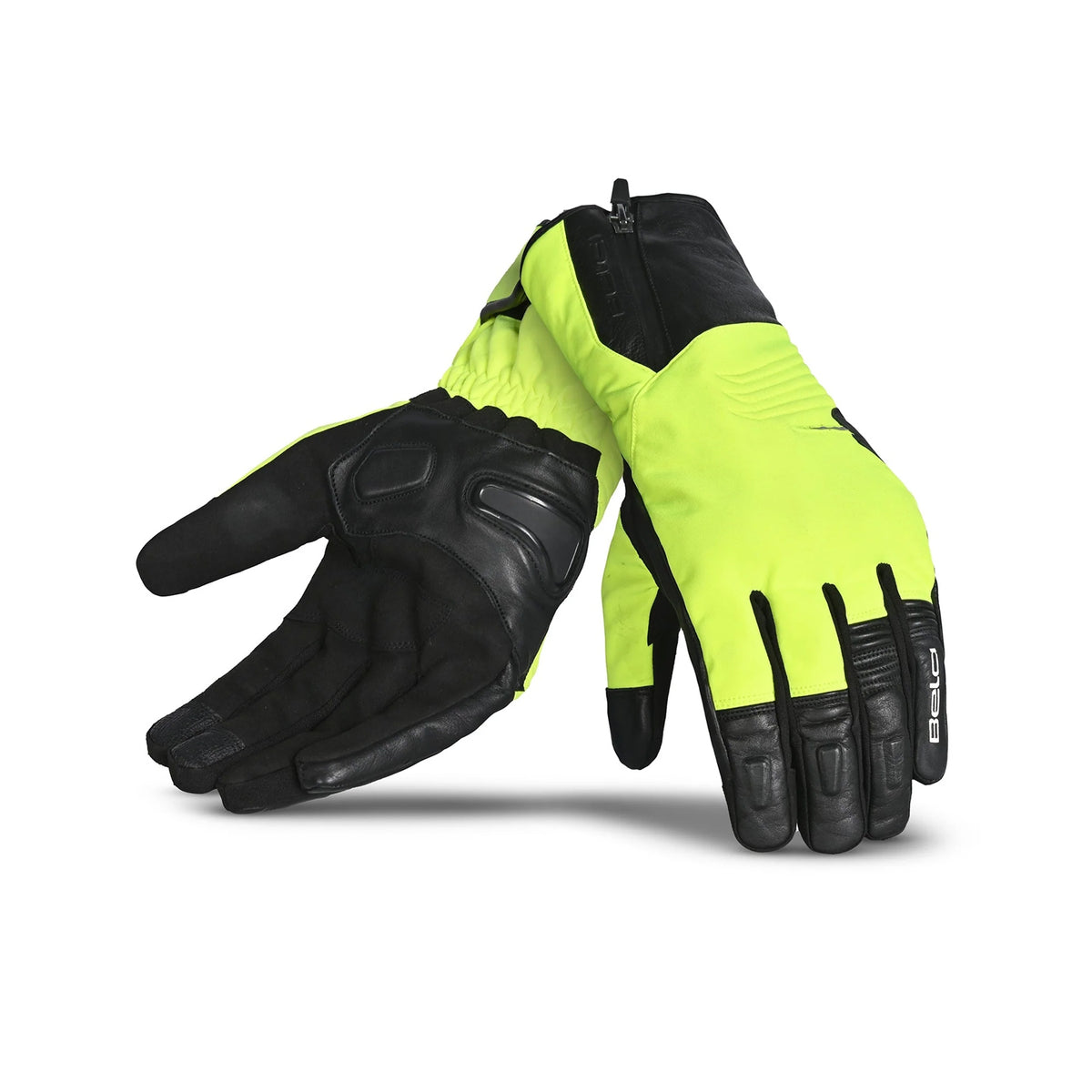 BELA - Guantes Textil Explorer Winter WP Negro/Amarillo Fluor