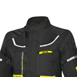 BELA - TRANSFORMER 3IN1 HOMBRE MOTO TEXTILE CHAQUETA NEGRO AMARILLO FLOUR