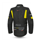 BELA - TRANSFORMER 3IN1 HOMBRE MOTO TEXTILE CHAQUETA NEGRO AMARILLO FLOUR
