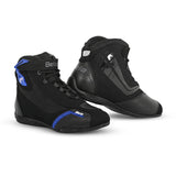 BELA BOTAS DE MOTO PIEL KIVA MAN NEGRO AZUL