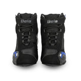 BELA BOTAS DE MOTO PIEL KIVA MAN NEGRO AZUL