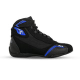 BELA BOTAS DE MOTO PIEL KIVA MAN NEGRO AZUL