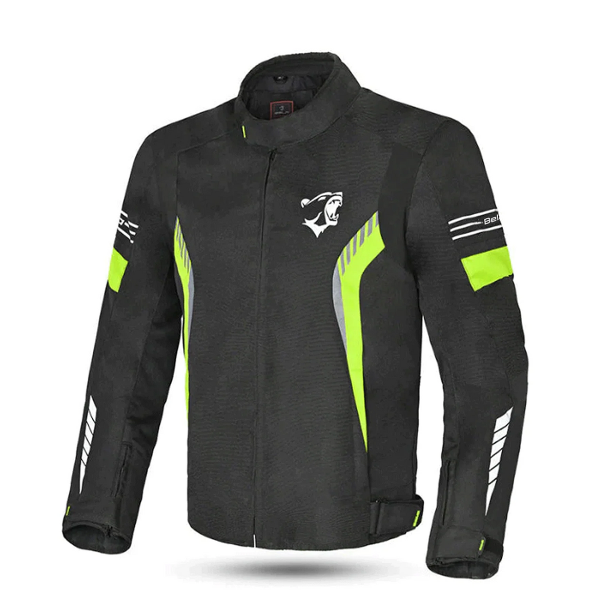 BELA BRADLEY CHAQUETA DE HOMBRE TEXTIL NEGRO AMARILLO FLUOR
