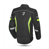 BELA BRADLEY CHAQUETA DE HOMBRE TEXTIL NEGRO AMARILLO FLUOR