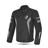 BELA BRADLEY CHAQUETA DE HOMBRE TEXTIL NEGRO GRIS