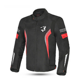 BELA BRADLEY CHAQUETA DE HOMBRE TEXTIL NEGRO ROJO