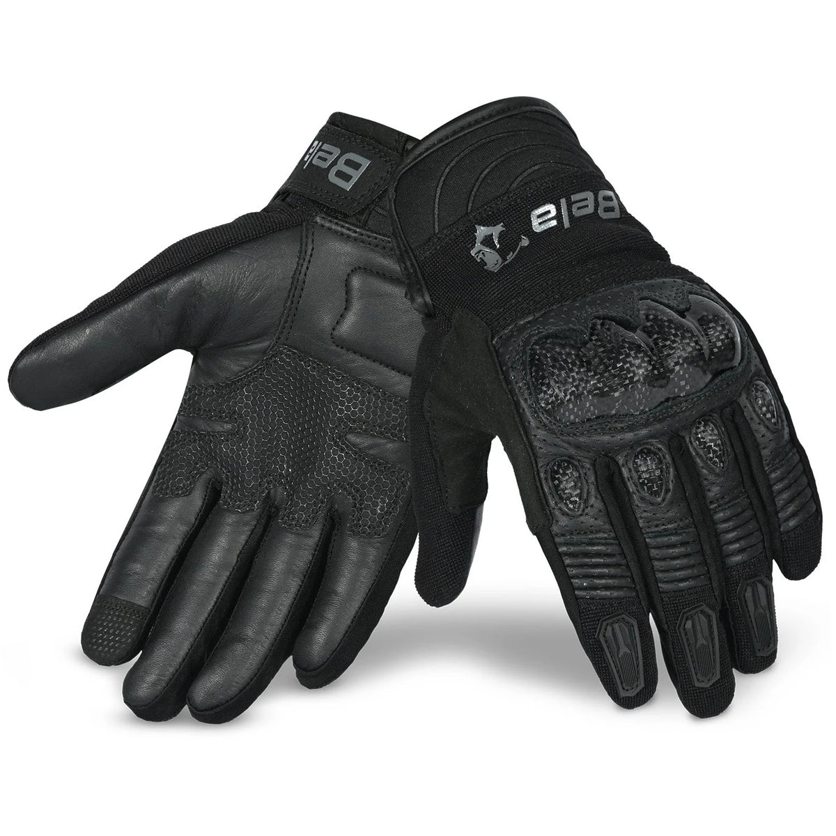 Gants de moto BELA Bomber noirs