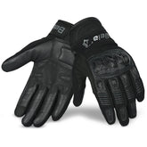 BELA BOMBER GUANTES DE CARRERAS DE MOTO NEGRO