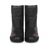 BELA FASTER 2.0 BOTAS DE MOTO MUJER NEGRO ROSA
