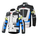 BELA CROSSROAD EXTREME WP Herren-Motorradjacke Eisblau Schwarz
