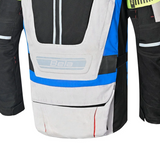 BELA CROSSROAD EXTREME WP Herren-Motorradjacke Eisblau Schwarz