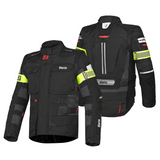 BELA CROSSROAD EXTREME WP Herren-Motorradjacke Schwarz Anthrazit Rot