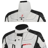 BELA TRANSFORMER CHAQUETA DE MOTO MUJER HIELO ROJO NEGRO