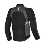 BELA CORDANIEL CHAQUETA DE MOTO HOMBRE NEGRO GRIS OSCURO