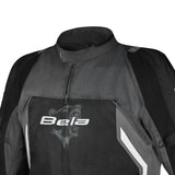 BELA CORDANIEL CHAQUETA DE MOTO HOMBRE NEGRO GRIS OSCURO