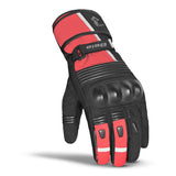 BELA Guante Piel Ice Winter Lady WP Negro/Rojo