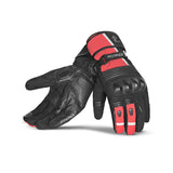 BELA Guante Piel Ice Winter Lady WP Negro/Rojo