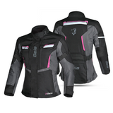 GIACCA MOTO DA DONNA BELA HURRICANE 3 IN 1 NERA FUCSIA