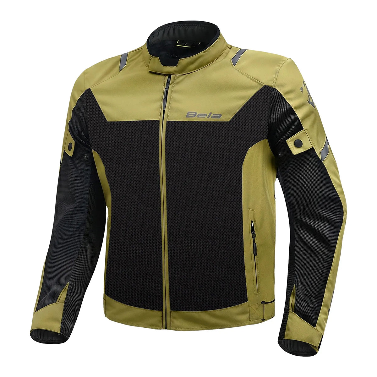 BELA MESH PRO 2.0 CHAQUETA DE MOTO HOMBRE MARRON OLIVE NEGRO