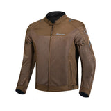 BELA MESH PRO Herren-Sommer-Motorradjacke aus Textil, braun