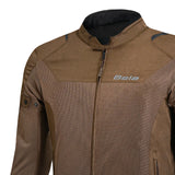 BELA MESH PRO Herren-Sommer-Motorradjacke aus Textil, braun