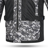 BELA ONSAKER CHAQUETA DE HOMBRE TEXTIL CAMO NEGRO AZUL