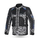 BELA ONSAKER CHAQUETA DE HOMBRE TEXTIL CAMO NEGRO AZUL