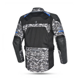 BELA ONSAKER CHAQUETA DE HOMBRE TEXTIL CAMO NEGRO AZUL