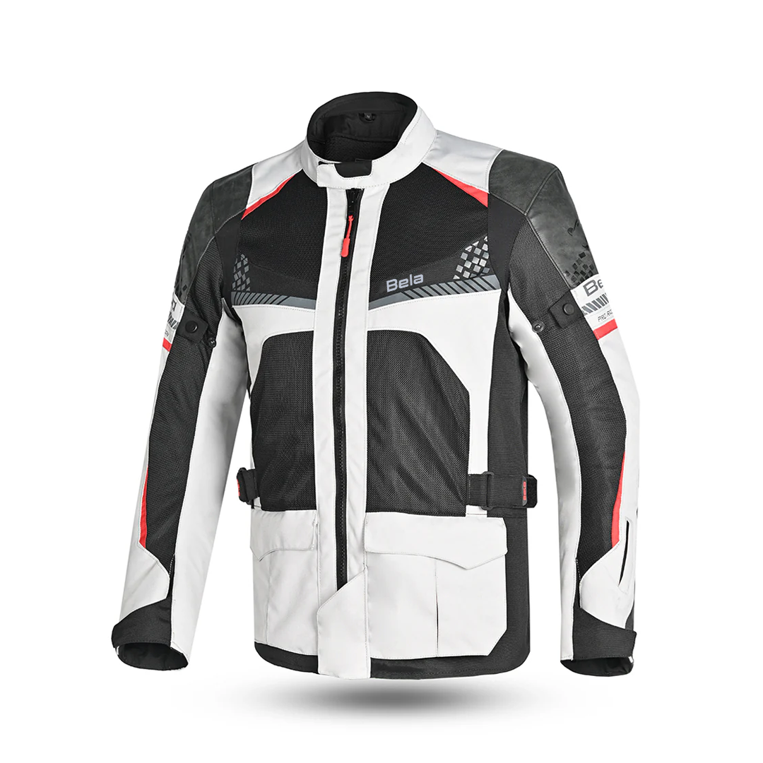 BELA - Textile Jacket Onsaker Ice/Black/Red