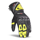 BELA - Leather Glove Rocket Long Black/Fluor Yellow

