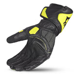 BELA - Leather Glove Rocket Long Black/Fluor Yellow
