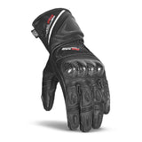 BELA ROCKET GUANTES LARGOS HOMBRE PIEL NEGRO GRIS
