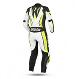 BELA ROCKET MIX KANGAROO 1 PC MONO DE MOTO MUJER BLANCO NEGRO AMARILLO FLOU