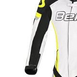 BELA ROCKET MIX KANGAROO 1 PC MONO DE MOTO MUJER BLANCO NEGRO AMARILLO FLOU