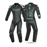 BELA-ROCKET LADY MIX K 1-PC SUIT WHITE/BLACK/BLUE