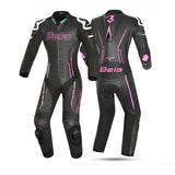 BELA-ROCKET LADY MIX K 1-PC JUMPSUIT WHITE/BLACK/PINK