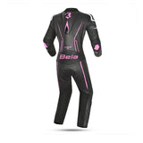 BELA-ROCKET LADY MIX K 1-PC JUMPSUIT WHITE/BLACK/PINK