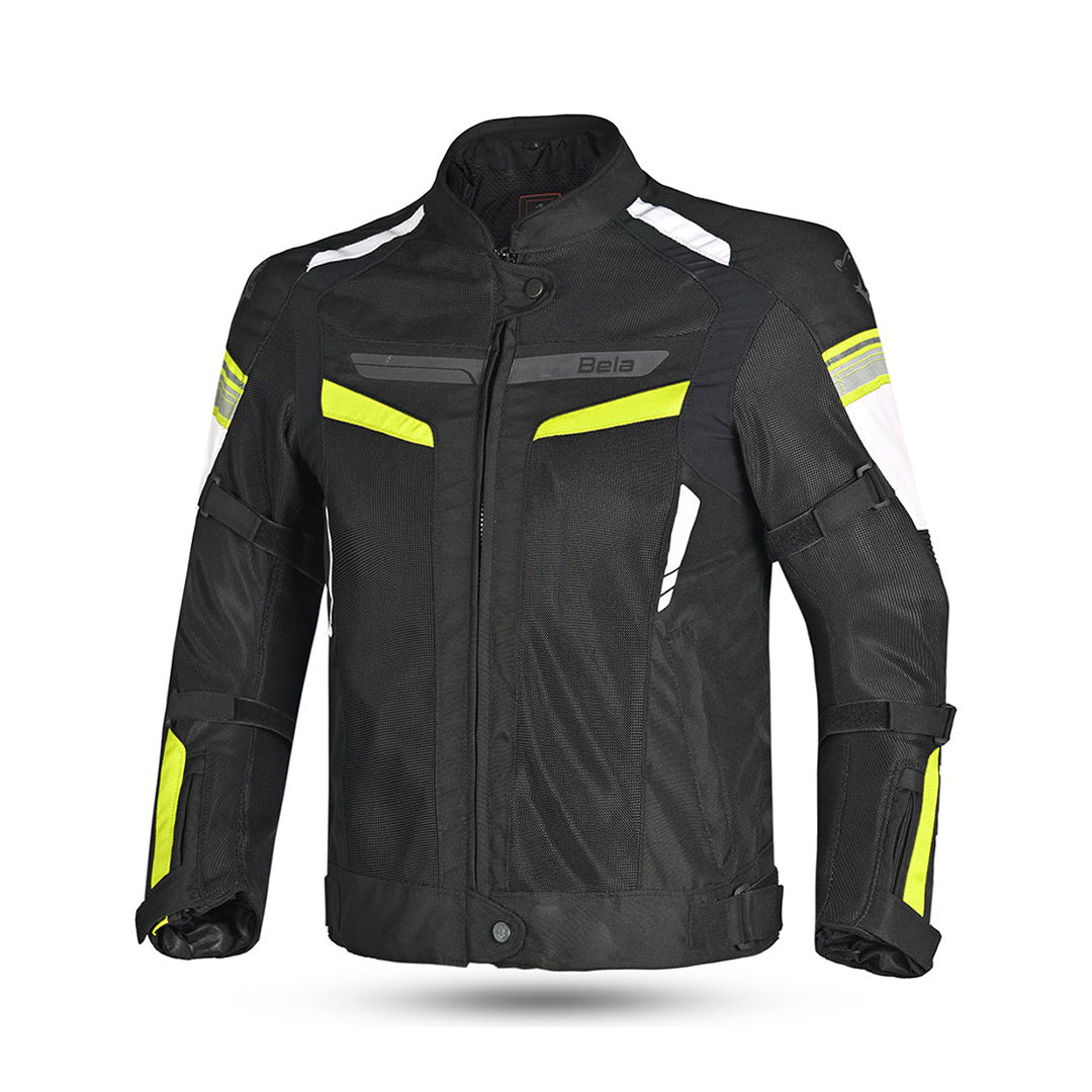 BELA SPRINTER CHAQUETA TEXTIL HOMBRE NEGRO AMARILLO FLUOR