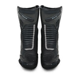 BELA - Bottes en cuir à bandes noires/grises