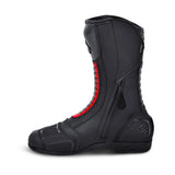 BELA STRIP BOTAS DE MOTO DE TOURING PIEL NEGRO ROJO