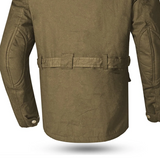 GIACCA VERDE DA UOMO IN COTONE CERATO TATTICO BELA