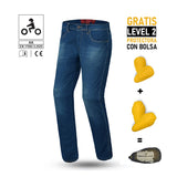 BELA TOUGH RIDER PANTALON DE HOMBRE MONOCAPA VAQUERO JEANS 34L RANDOM AZUL