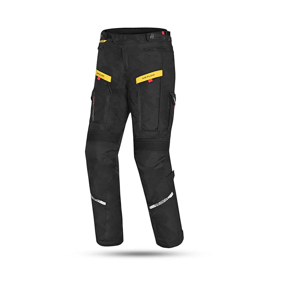 BELA TRANSFORMER HOMBRE MOTO TEXTILE PANTALON NEGRO AMARILLO FLOUR
